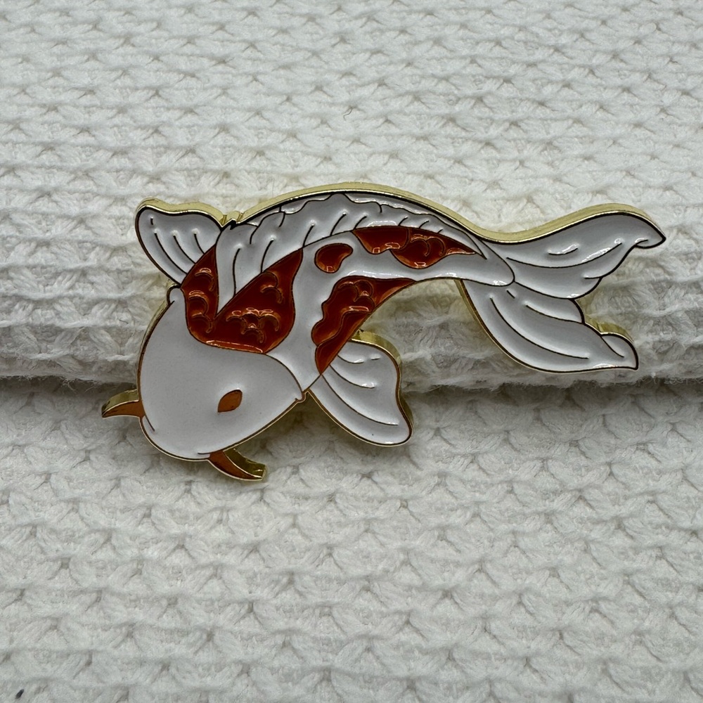 3/$15 Koi Fish Enamel Pin Brooch - Picture 2 of 5